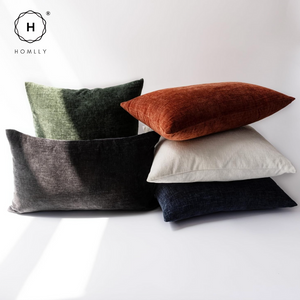 Homlly Konii Chenille Throw Pillow Covers (30x50 CM)