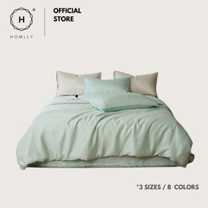 Homlly Jongii Tencel Cover Pillow Case Bedding Set (3/4pcs)