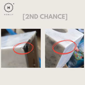 [2nd Chance] Homlly Real Marble Tissue Box Holder