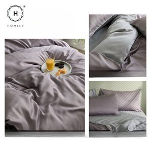 Homlly Jongii Tencel Cover Pillow Case Bedding Set (3/4pcs)