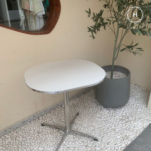 Homlly Yokii Bistro Coffee Table with Steel Frame