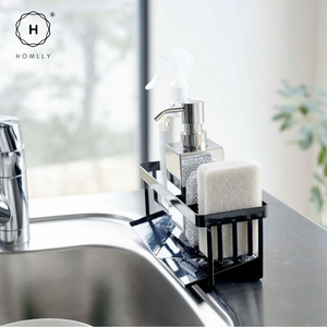 Homlly Tonii Sink Kitchen Sponge & Bottle Holder with Drainage