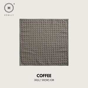 Homlly Multi Purpose Waffle Microfiber Cleaning Cloth (30x30cm)