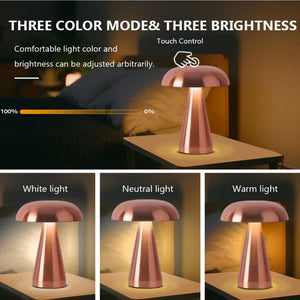 Homlly Edo Mushroom Touch LED Table Lamp