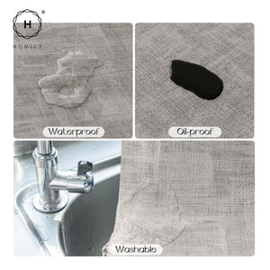 Homlly Monii Double Color Leather Waterproof Heat Resistance Table Placemats