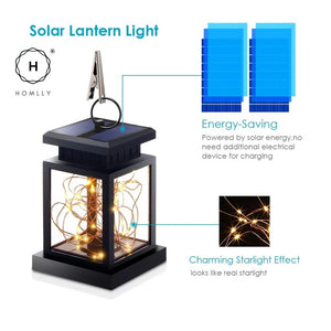 Homlly Outdoor Garden Solar LED Night Fairy lamp