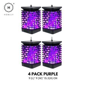 Homlly Outdoor Solar Lantern Lamp (Real Flame mode)