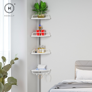 Homlly Extendable Toiletries Pole Rack