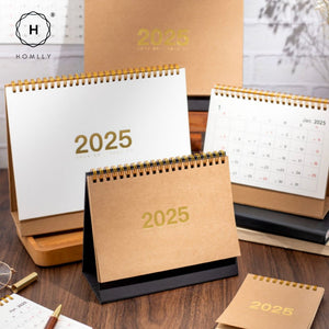 Homlly Desktop Stand up Monthly Planner Calendar (2025)