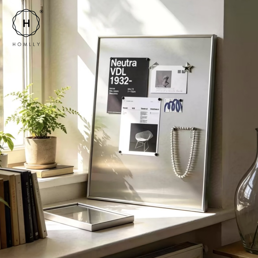 Homlly Tonii Stainless Steel Magnetic Display Notice Board