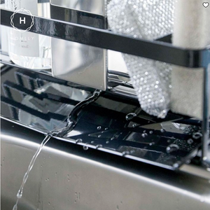 Homlly Tonii Sink Kitchen Sponge & Bottle Holder with Drainage