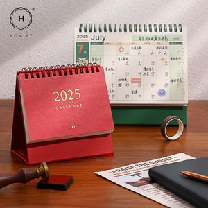 Homlly Calen Desktop Stand up Monthly Planner Calendar (2025)