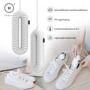 Homlly Deodorizing Boot Shoe Dryer with Timer via USB charging