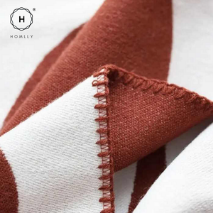 Homlly Leafi Throw Knitted Blanket (130x180 cm)
