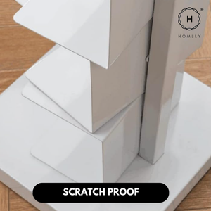 Homlly Sedii Invisible Vertical Standing Tower Rack Book Shelf