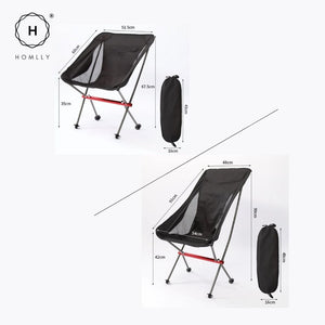 Homlly Ultralight Portable Outdoor Camping Folding Chair