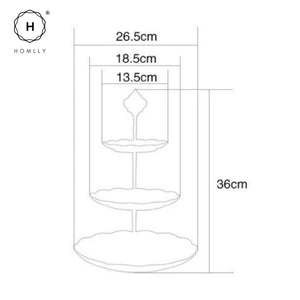 Homlly Macaron Stand (3 tiers)