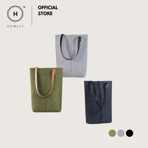 Homlly Wool Felt Laptop Brief case Messenger/ Macbook Ipad Sleeve