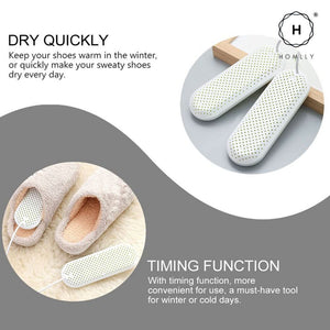 Homlly Deodorizing Boot Shoe Dryer with Timer via USB charging