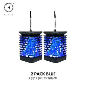 Homlly Outdoor Solar Lantern Lamp (Real Flame mode)