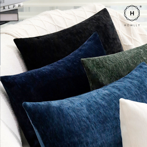 Homlly Konii Chenille Throw Pillow Covers (30x50 CM)