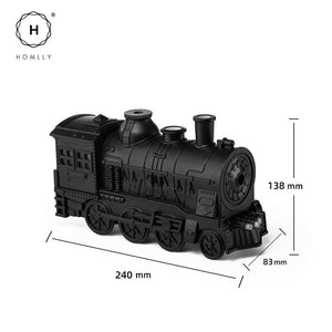 Homlly Steam Train Diffuser Humidifier With Light (300ml）