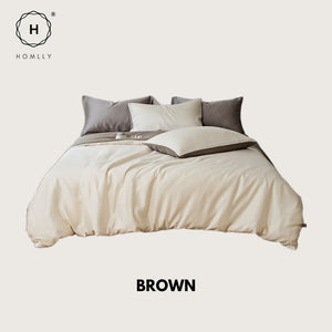 Homlly Jongii Tencel Cover Pillow Case Bedding Set (3/4pcs)