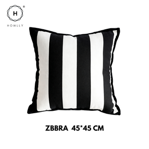 Homlly Luxii II Black Decorative Pillow Cushion Cover