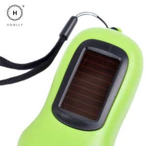 Homlly Emergency Hand Crank Solar AM/ FM Radio with LED Flashlight & 2000mAh Power Bank Phone Charger