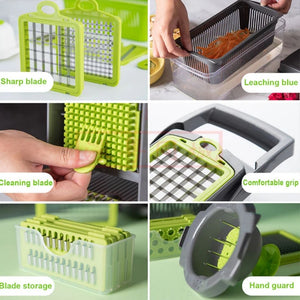 Homlly 12 in 1 Vegetable Food Chopper