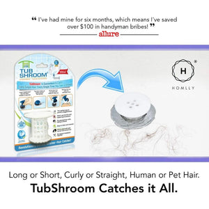 Homlly Tub Shroom Drain Protector Hair Catcher Strainer