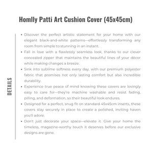 Homlly Patti Art Cushion Cover