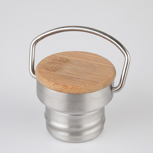 Wood Cap Stainless Steel Bottle (500ml)
