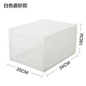 Homlly Expandable Foldable Stackable Storage PP Box Container (1+1) - Homlly