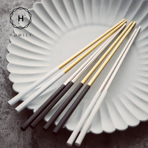 Homlly Keii Gold Chopsticks (1 pair) - Homlly