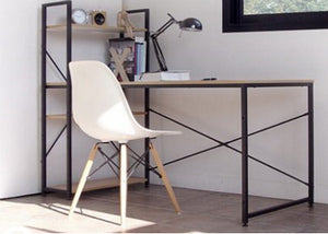 Grande Desk With 4-tier Shelf ( L ) - Homlly