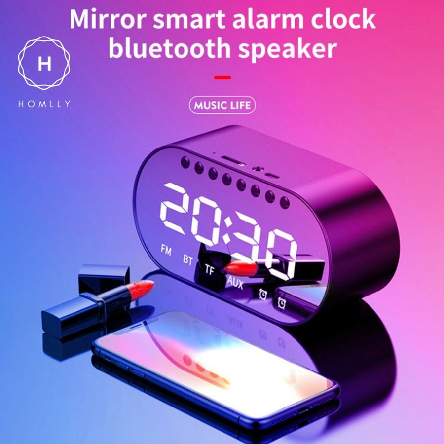 Homlly Bluetooth Radio LED Dual Alarm Clock