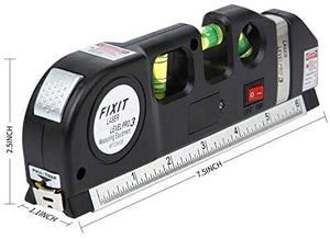 Homlly Multipurpose Laser Level Line Measuring Tape