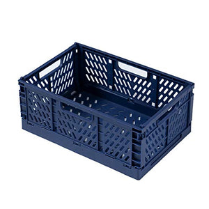Homlly Collapsible Stackable Storage Crates Basket Box