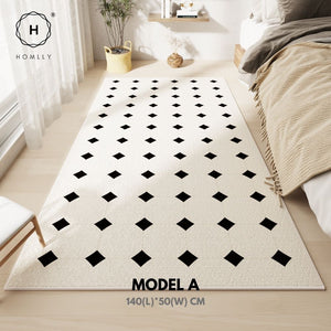 Homlly Modern Contemporary Bedside Corridor Floor Mat Carpet