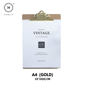 Homlly Keii Gold Buckle Clipboard (Various Sizes)