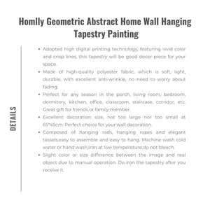 Homlly Geometric Abstract Home Wall Hanging Tapestry Painting