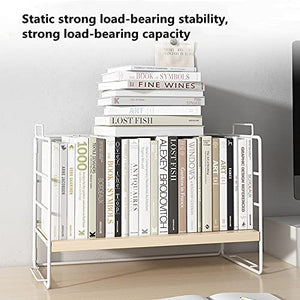 Homlly Adjustable Multi layer Book shelf