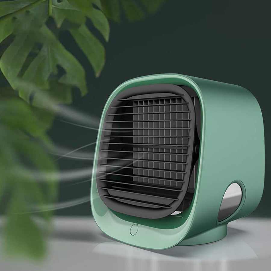 Homlly Portable Air Cooler Night Lamp Fan