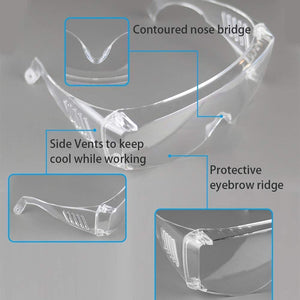 Homlly Protective Safety Medical Goggles (2pcs)