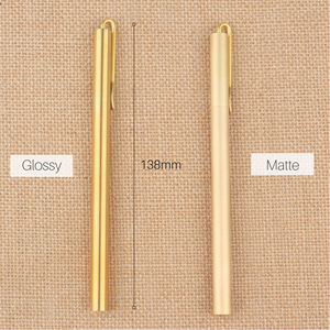 Keii Gold Pen with Brown pouch