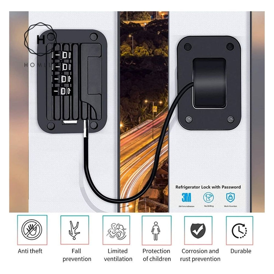 Homlly Child Safety Cabinet Window Key Numbers Locks