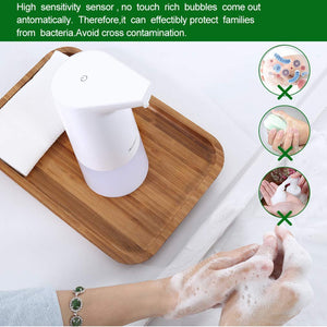 Homlly Touchless Sensor Hand Soap Dispenser (350ml White)