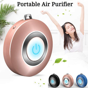 Homlly Portable Air Purifier Ionizer Wearable Necklace