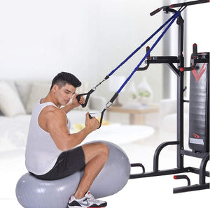 Homlly Fitness Resistance Band Home Kit (150LBS)